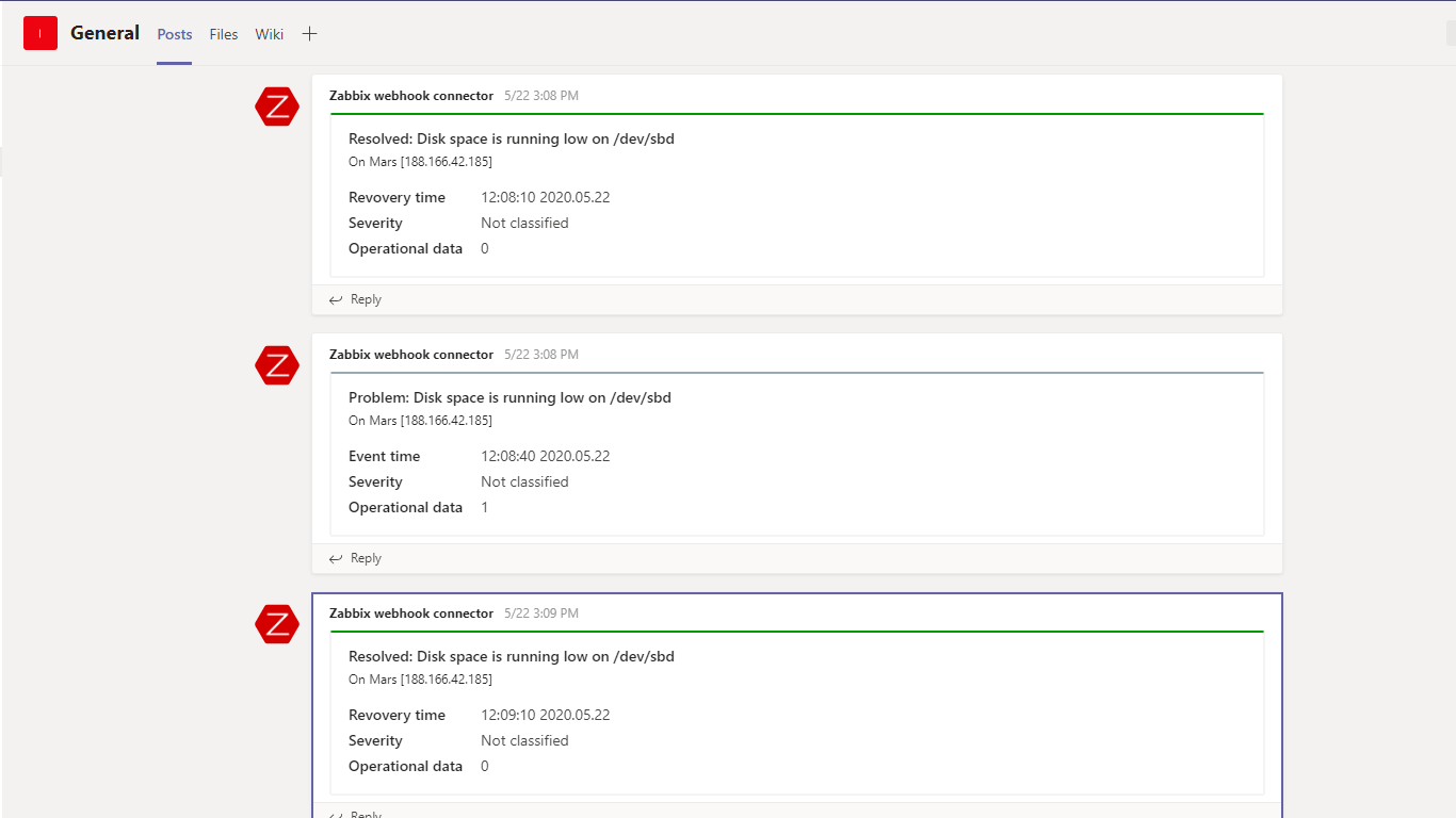 zabbix ms teams