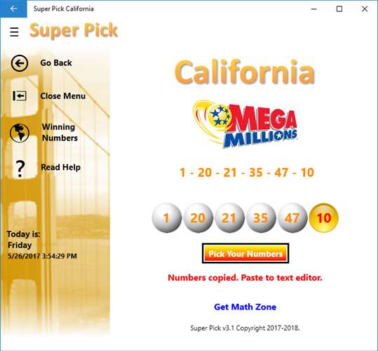Super Pick California screenshot 4