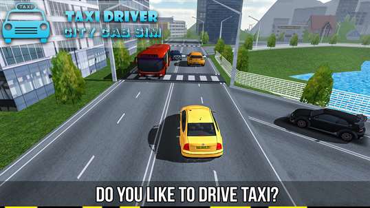 Taxi Driver City Cab Simulator screenshot 2