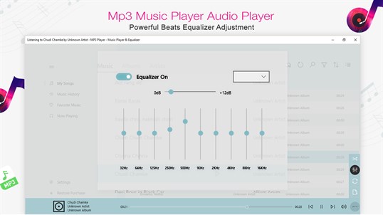MP3 Player - Music Player & Equalizer screenshot 4