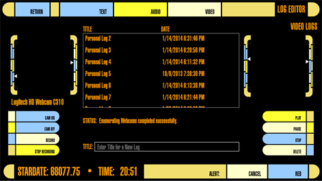 LCARS Interface Screenshots 2