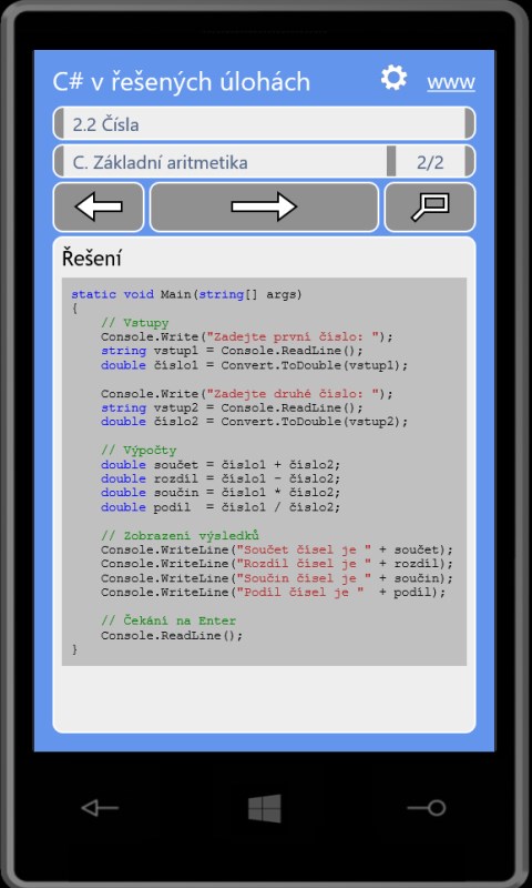 Detailně okomentované a pečlivě uspořádané kódy řešených úloh