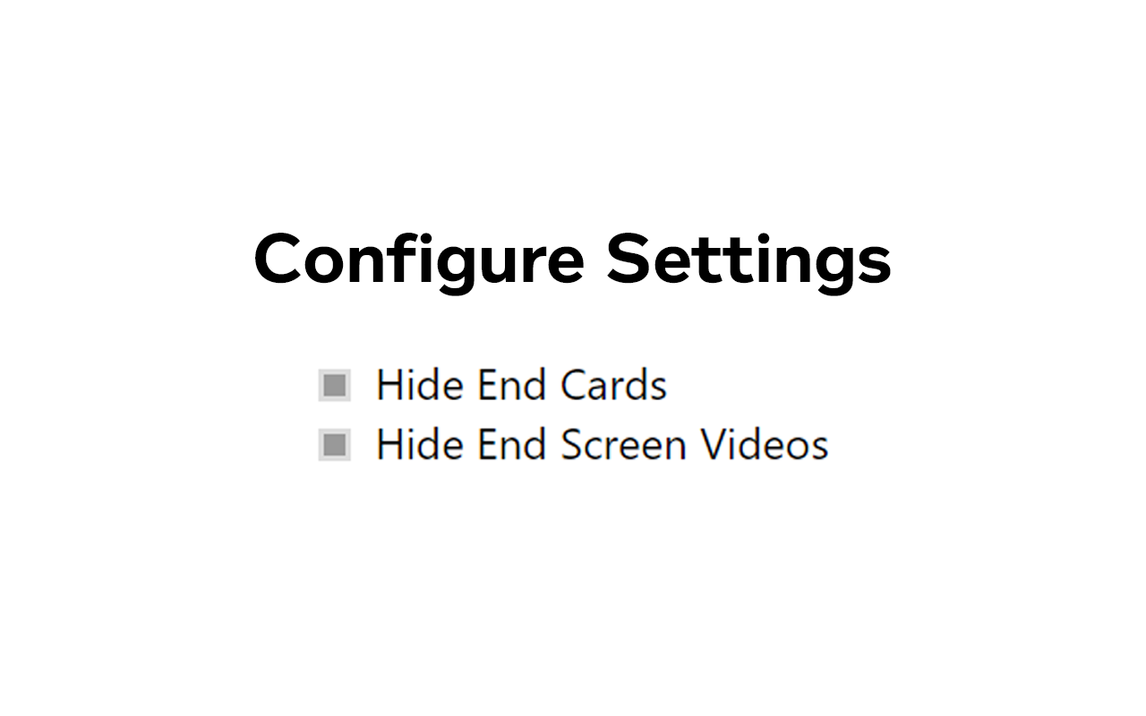 Remove YouTube End Cards & End Screen Videos