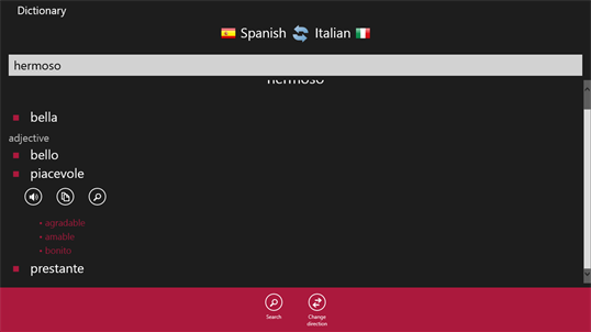 Italian - Spanish screenshot 2