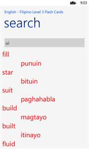 English - Filipino Word Search screenshot 4