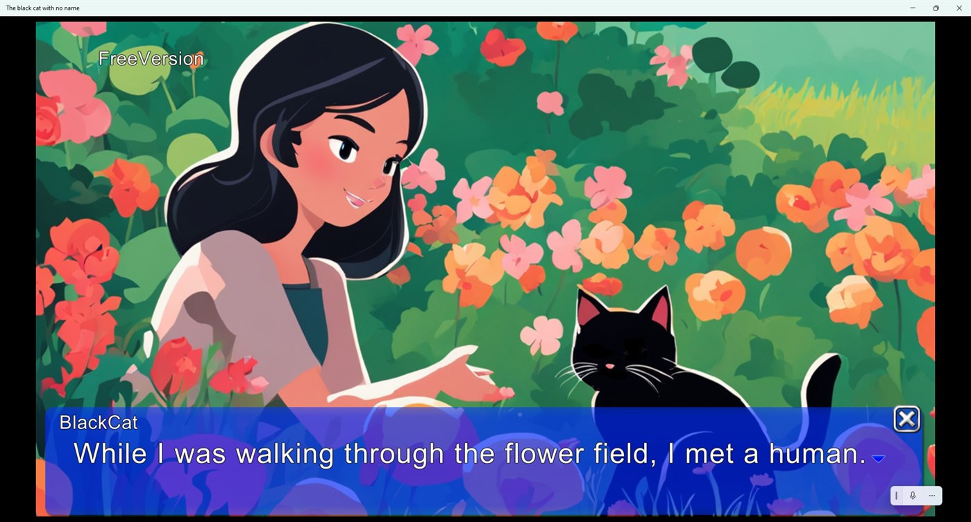 #3. A Black Cat With No Name (Windows) 由: SAKIWAI Inc.