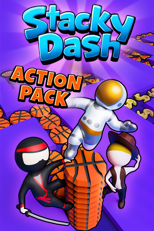 Stacky Dash: Action Pack Xbox Series X|S and Xbox One cover art