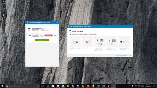 Dell Universal Receiver Control Panel screenshot 1