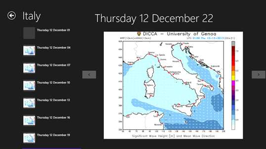 Surf Forecasts - DICCA screenshot 2