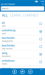 Turkish German dictionary ProDict Free screenshot 3