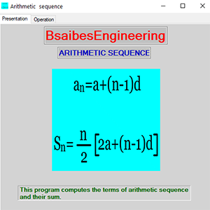 ARITHMETIC SEQUENCE