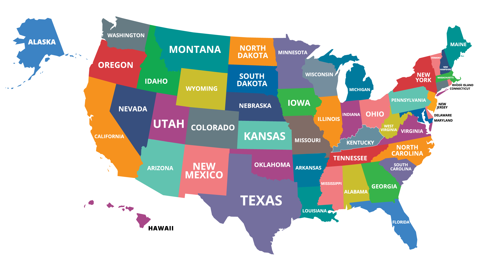 Usa - Vereinigte Staaten Von Amerika Usa Das Ist Das Land Der ...