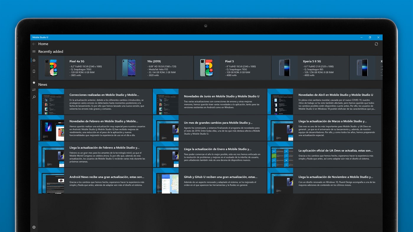 #1. Mobile Studio U (Windows) By: UA Devs