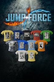 JUMP FORCE - Pacote com 13 Camisetas de Mangá