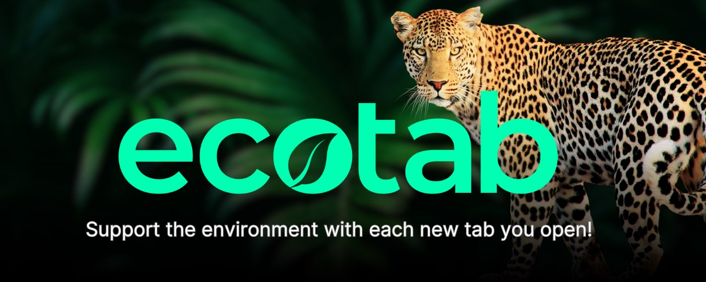 EcoTab: Support the Environment with New Tabs marquee promo image