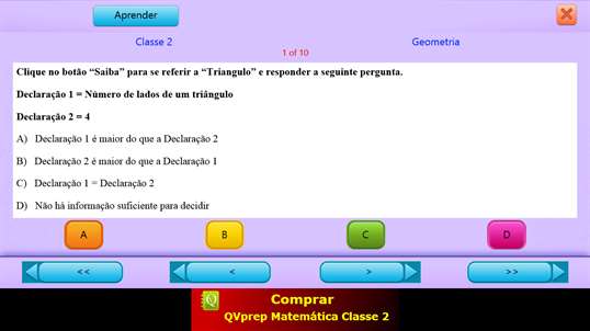 QVprep Lite Matemática Classe 2 screenshot 5