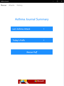 Asthma Journal screenshot 1