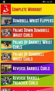 Complete Forearm Workout screenshot 2