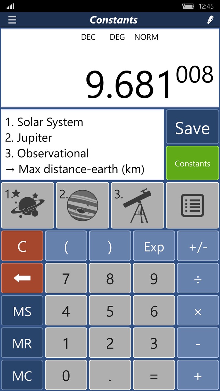 Calc Pro HD Calculator for Windows 10