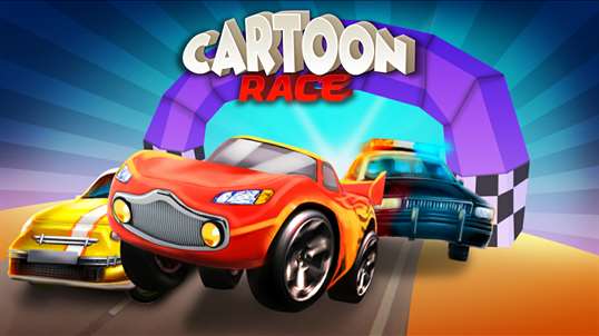 Car Racing 3D: Cartoon screenshot 2