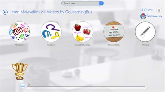 Learn Malayalam via videos by GoLearningBus screenshot 3