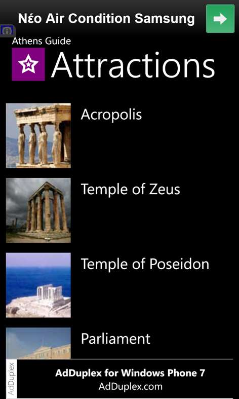 Athens Tour Guide Screenshots 2