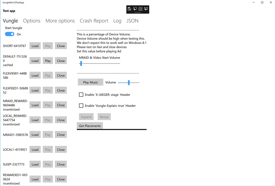 VungleWin10TestApp (Windows) 由: Greg Thatcher