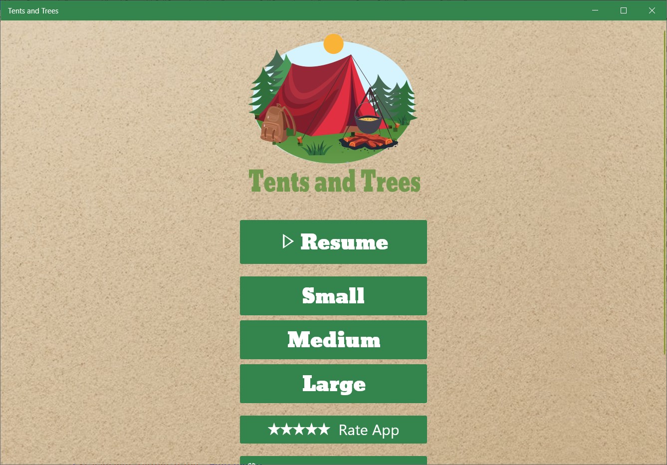 Tents and Trees on Steam