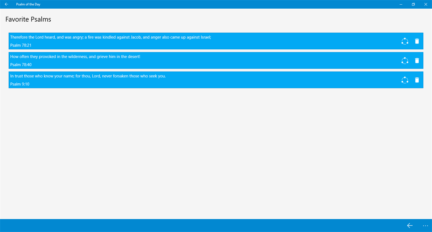 #2. Psalm of the Day (Windows) Göre: WGP Apps