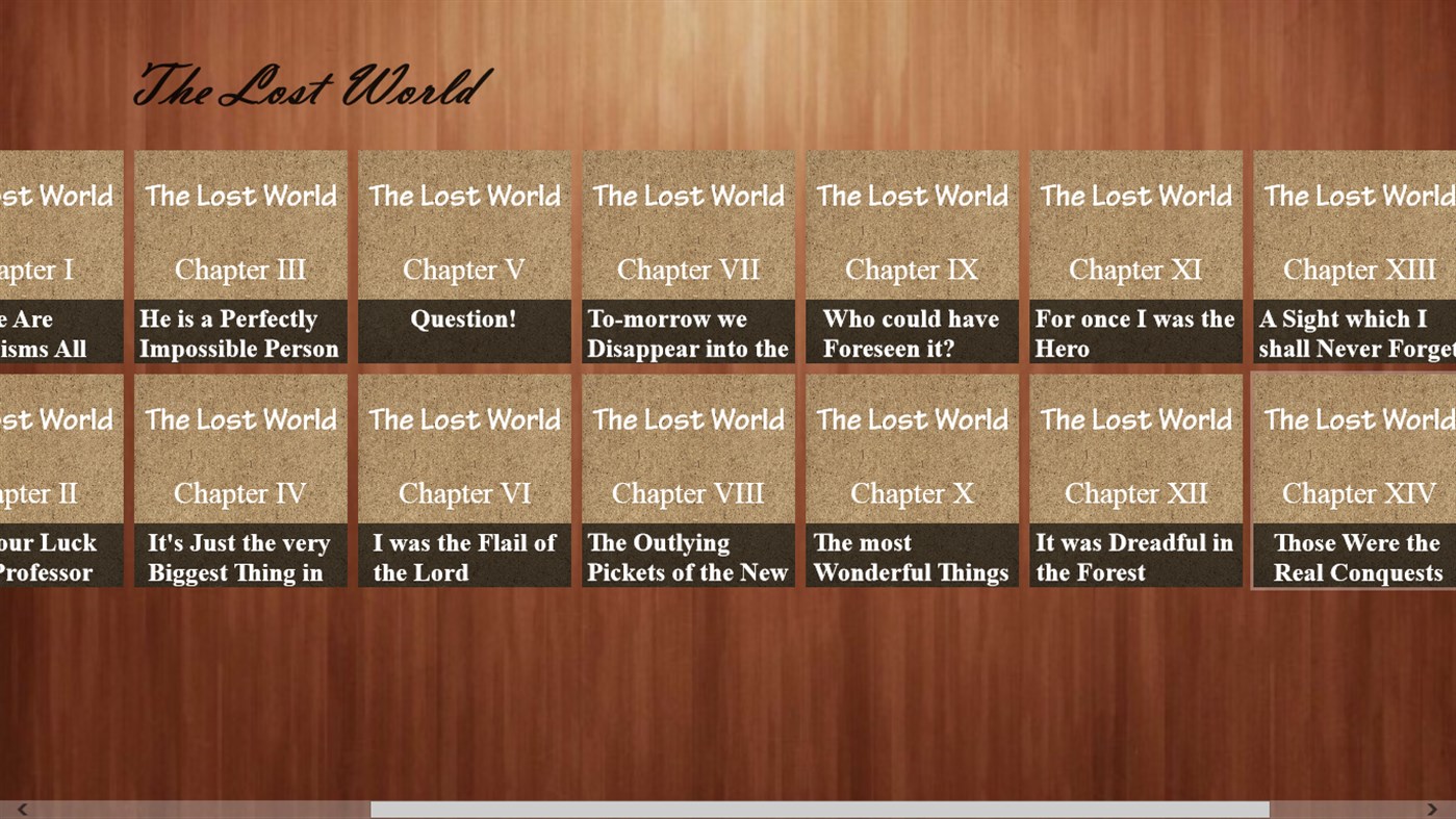 #1. The Lost World eBook (Windows) 由: rayapppro