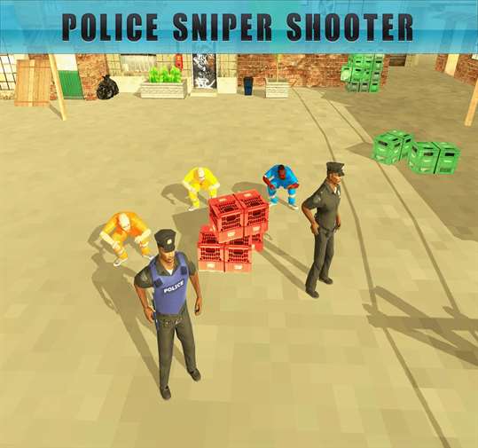 Shoot Prisoner Police Sniper screenshot 5