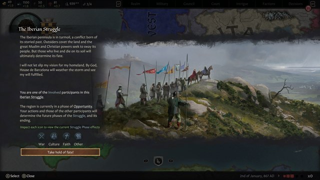 Crusader Kings III: Fate of Iberia screenshot 2
