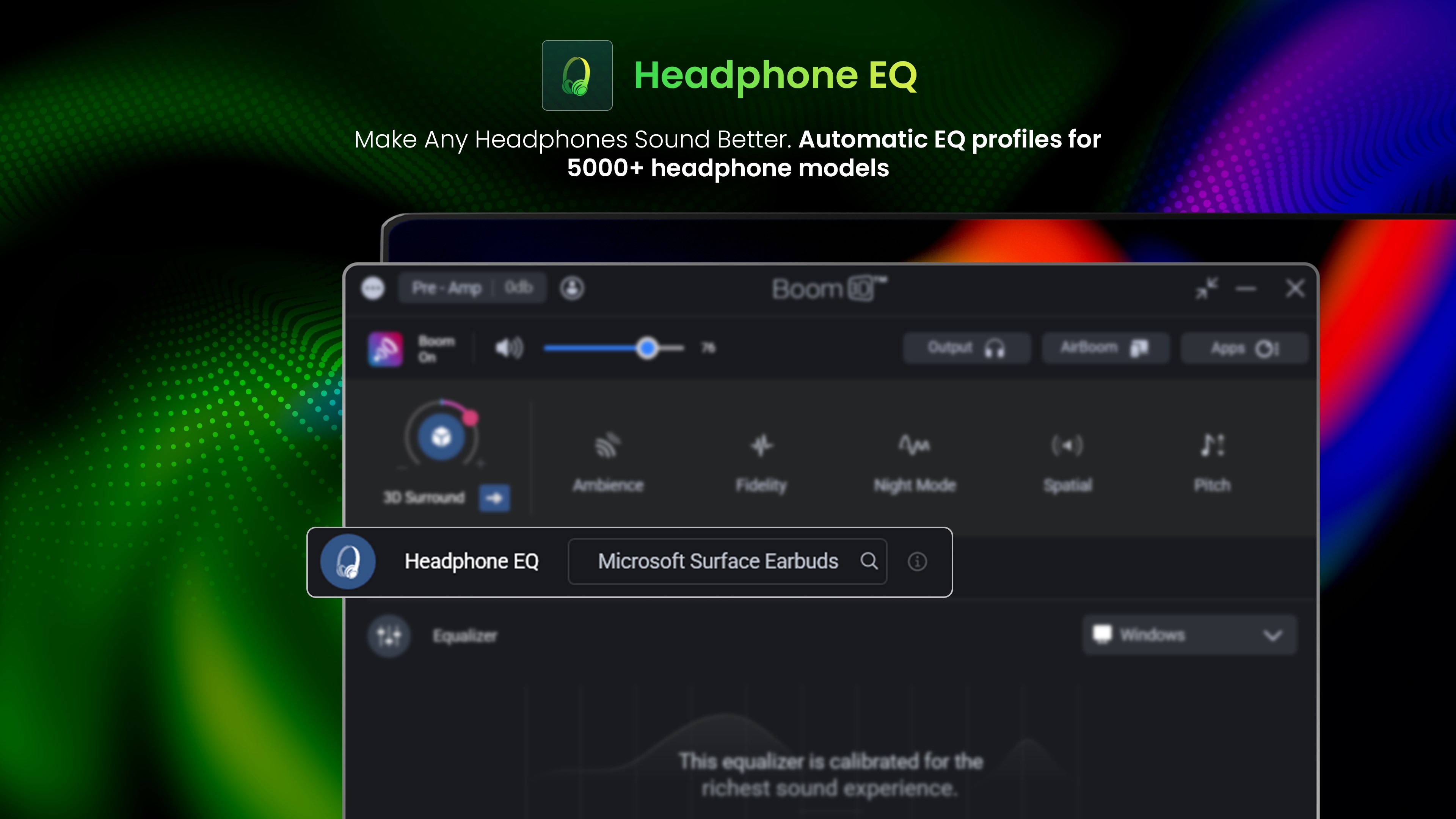 Boom 3D: Audio Enhancer, Equalizer & Bass screenshot