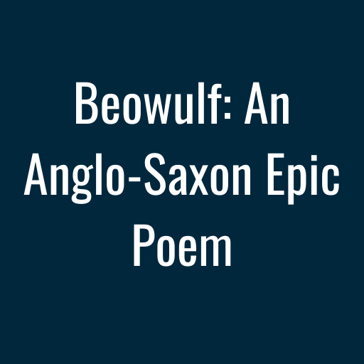 Beowulf An Anglo-Saxon Epic Poem Ebook Online icon
