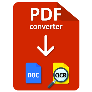 PDF to docx OCR Converter PRO and Editor