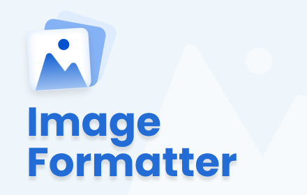 Image Formatter: Save as PNG JPG small promo image