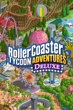 Cover poster for RollerCoaster Tycoon Adventures Deluxe