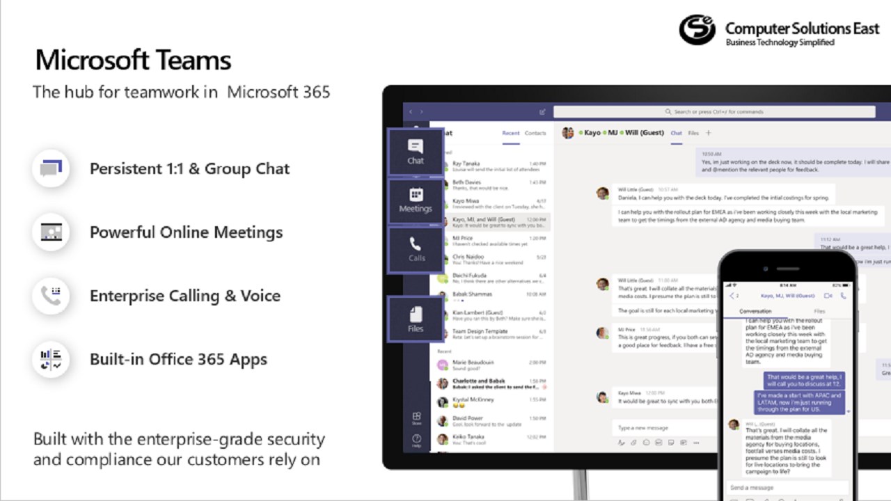 Snapshot 1 of CSE Microsoft Teams voice implementation