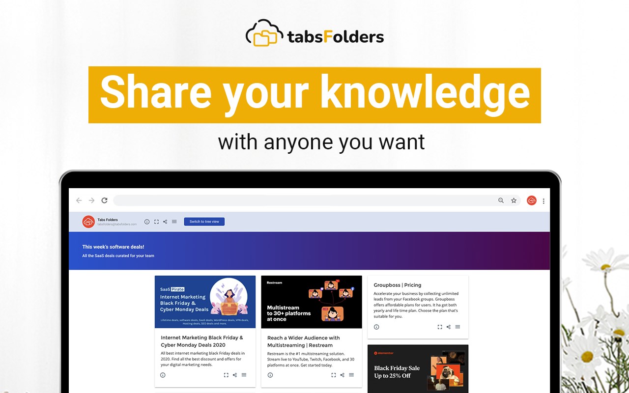 TabsFolders Tab & Bookmark Manager