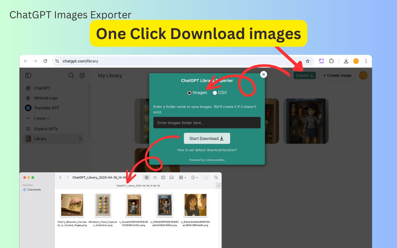 ChatGPT Images Exporter
