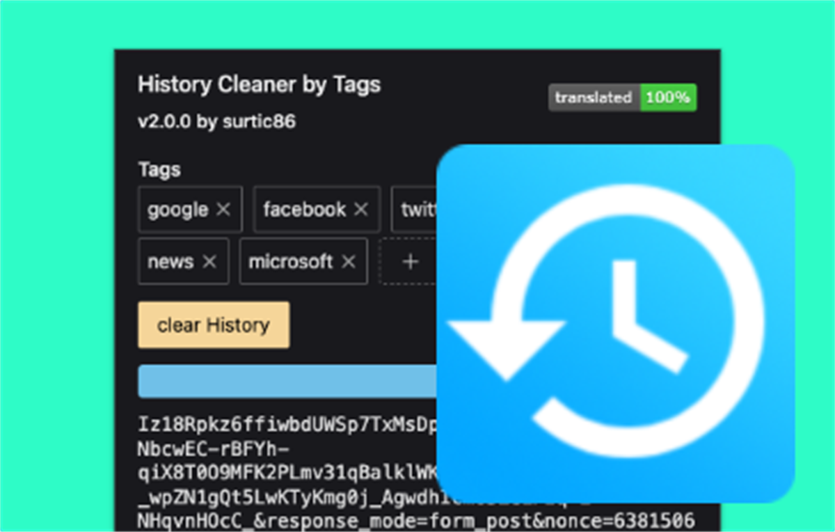 History Cleaner by Tags