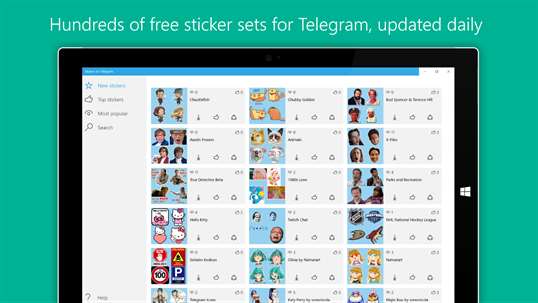 Stickers for Telegram screenshot 1
