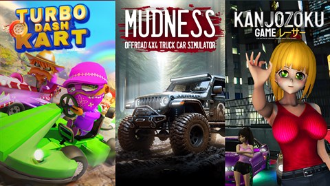 Mudness Offroad & Kanjozoku Racing & Turbo Dash Cart Bundle