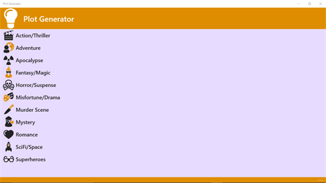 Plot Generator Screenshots 1