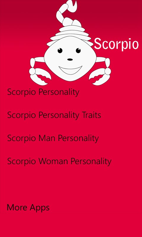 Personality scorpio Scorpio Personality: