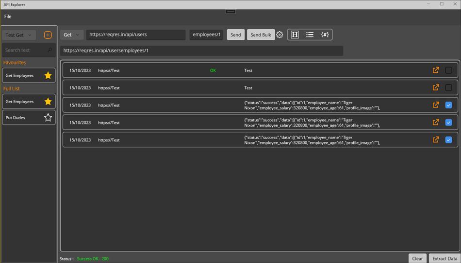 The API Explorer (Windows) 由: DDR Applications