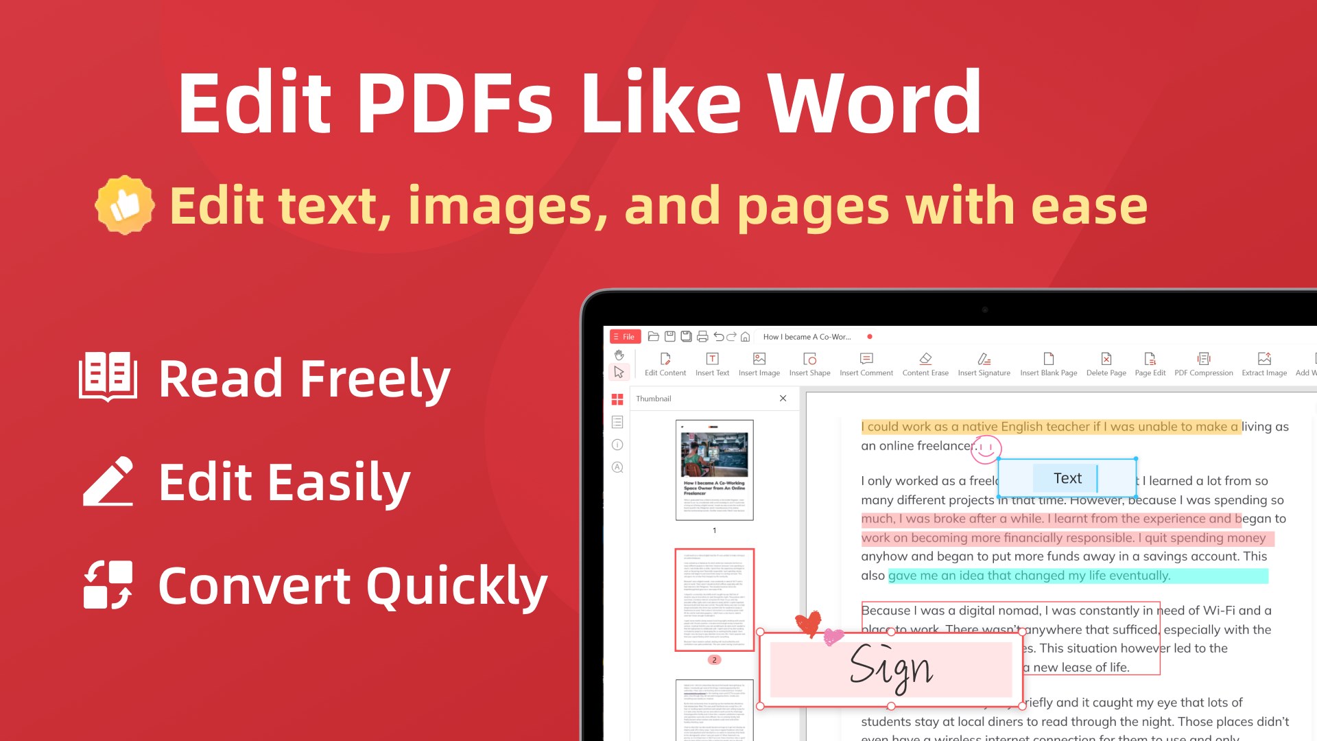 PDF Editor" screenshot