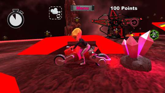 Bike Future Race Alien World screenshot 2