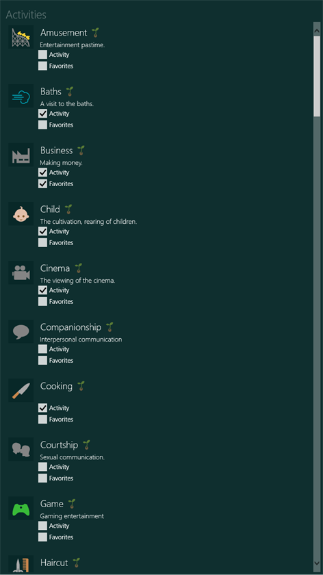 LifeLog Screenshots 2