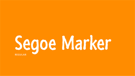 Segoe Marker Screenshots 1